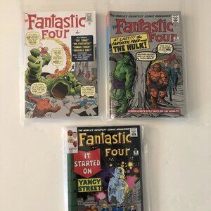 Mighty Marvel Masterworks Fantastic Four Volumes 1, 2 & 3 DM Variant Covers
